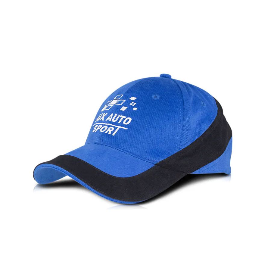 Casquette baseball 6 pans, zones personnalisables